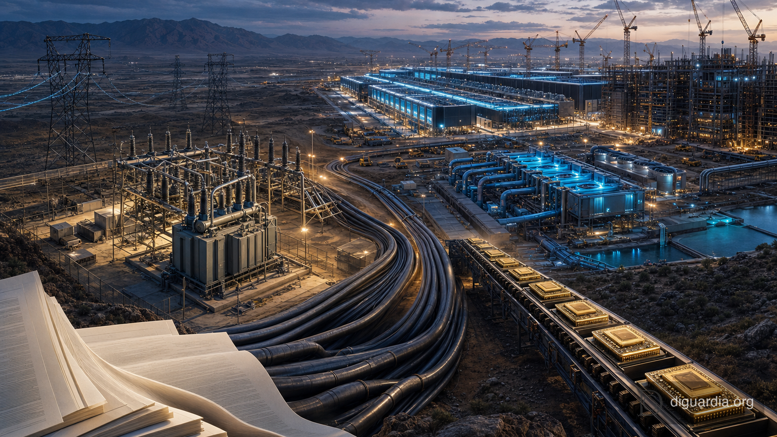 AI data centre constrained by power, chips, cooling and private credit financing